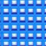 Click/tap for more details of 7 Mesh Plastic Canvas Neon Blue (fabric) by Darice