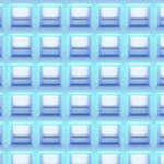 Click/tap for more details of 7 Mesh Plastic Canvas Pale Blue (fabric) by Darice