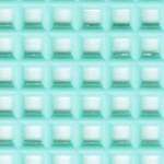 Click/tap for more details of 7 Mesh Plastic Canvas Pastel Green (fabric) by Darice