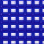 Click/tap for more details of 7 Mesh Plastic Canvas Royal Blue (fabric) by Darice
