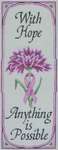 Click for more details of A Bloom of Hope (cross stitch) by Glendon Place