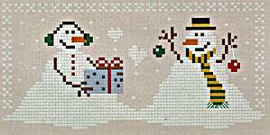 Click/tap for more details of A Christmas Gift (cross stitch) by Romy's Creations