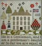 Click for more details of A Gentleman's Daughter (cross stitch) by Plum Street Samplers