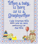 Click for more details of A Grandmother's Love (cross stitch) by Sue Hillis Designs