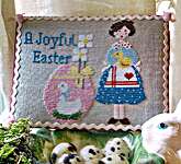 Click/tap for more details of A Joyful Easter (cross stitch) by Lilli Violette