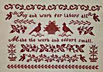 Click/tap for more details of A Joyful Purpose (cross stitch) by JBW Designs