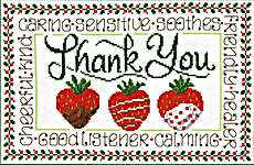 Click for more details of A Kind Thank You (cross stitch) by Imaginating