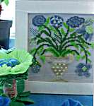 Click/tap for more details of A Little Blue For You (cross stitch) by By The Bay Needleart