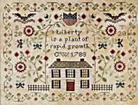 Click/tap for more details of A Plant Of Rapid Growth (cross stitch) by Heartstring Samplery