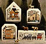 Click for more details of A Prairie Village I (cross stitch) by The Prairie Schooler