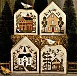 Click for more details of A Prairie Village II (cross stitch) by The Prairie Schooler