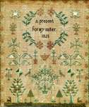 Click/tap for more details of A Present for my Sister 1823 (cross stitch) by Needle Work Press