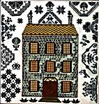 Click for more details of A Quaker Dwelling (cross stitch) by Kathy Barrick