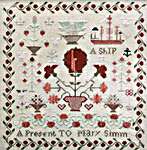 Click for more details of A Ship For Mary (cross stitch) by Heartstring Samplery