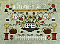 Click for more details of A Stitcher's Garden (cross stitch) by Tiny Modernist