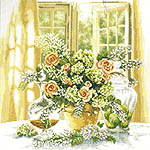 Click for more details of A Sunny Morning (cross stitch) by Lanarte