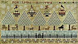 Click for more details of A Winter Sampler (cross stitch) by Kathy Barrick