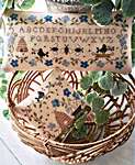 Click/tap for more details of ABC A La Ruche (ABC at the Beehive) (cross stitch) by Tralala