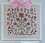 Click/tap for more details of ABC Aux Roses (cross stitch) by Tralala