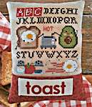 Click for more details of ABC Of Toast (cross stitch) by Fairy Wool in The Wood