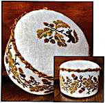 Click for more details of Acorn Border Drum (cross stitch) by Keslyn's