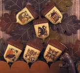 Click/tap for more details of Acorns (cross stitch) by The Prairie Schooler