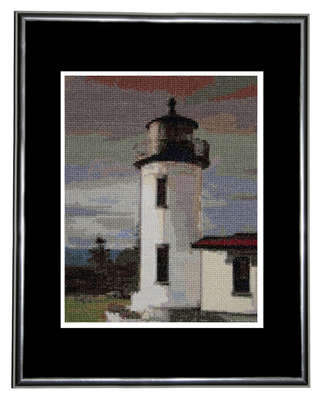 Click for more details of Admiralty Head Lighthouse  (cross stitch) by Mary Gaines