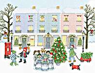 Click for more details of Advent Street (cross stitch) by Bothy Threads