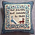 Click/tap for more details of Advised To Chill (cross stitch) by bendystitchy