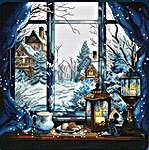 Click/tap for more details of Afternoon In The Mountains (cross stitch) by Les Petites Croix de Lucie