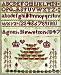 Click for more details of Agnes Hewetson (cross stitch) by Pineberry Lane
