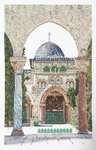 Click for more details of Al-Aqsa Mosque (cross stitch) by Thea Gouverneur