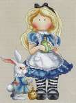 Click for more details of Alice and the Rabbit (cross stitch) by Les Petites Croix de Lucie