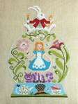 Click/tap for more details of Alice Au Pays des Merveilles (Alice in Wonderland) (cross stitch) by Jardin Prive