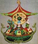 Click for more details of Alice's Carousel (cross stitch) by Nimue Fee Main