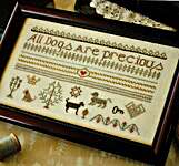 Click for more details of All Dogs Are Precious (cross stitch) by October House