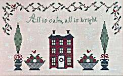 Click/tap for more details of All is Calm (cross stitch) by The Proper Stitcher
