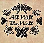 Click/tap for more details of All Will Be Well (cross stitch) by Heartstring Samplery