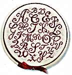 Click/tap for more details of Alphabet in the Round (cross stitch) by JBW Designs