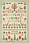Click for more details of Alphabet Sampler: Autumn Forest (cross stitch) by Anchor