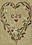 Click/tap for more details of Always In My Heart (cross stitch) by Little House Needleworks