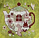 Click for more details of Always Time For Tea (cross stitch) by Tiny Modernist