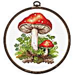 Click for more details of Amanita Muscaria (cross stitch) by Luca - S