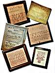 Click/tap for more details of American Marking Sampler (cross stitch) by JBW Designs