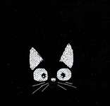 Click for more details of Among Black Cats - Cat in the Dark (cross stitch) by RTO