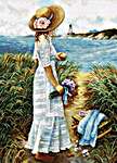 Click/tap for more details of An Intimate View (cross stitch) by Luca - S