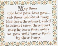 Click for more details of An Irish Prayer (cross stitch) by Homespun Samplar