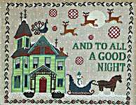 Click for more details of And To All A Good Night (cross stitch) by Lindy Stitches