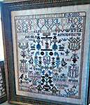 Click/tap for more details of Ane Margrete Olsdatter 1810 Sampler (cross stitch) by The Wishing Thorn