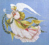 Click/tap for more details of Angel of Summer (cross stitch) by Lavender & Lace